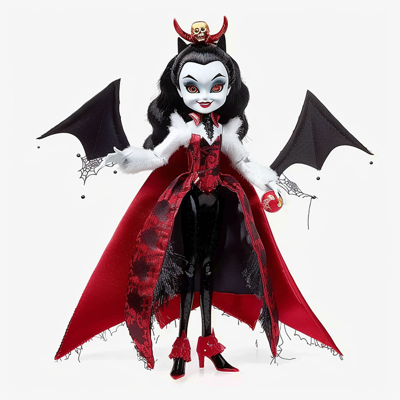 外贸热销精灵怪兽高中娃娃cosplay吸血鬼蝙蝠换装玩偶过家家玩具